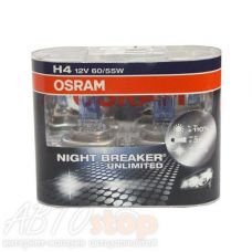Лампа галогенная 60/55 +110% Osram Night Breaker