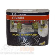 Лампа галогенная Н3 55 Osram Fog Breaker