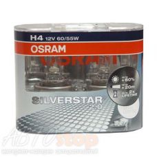 Лампа галогенная Н4 60/55 +60% Osram Silverstar