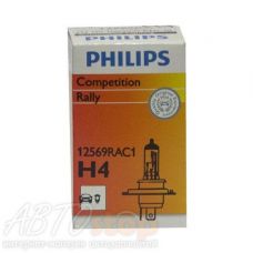 Лампа галогеновая 100/90 H4 Philips RALLY 12569
